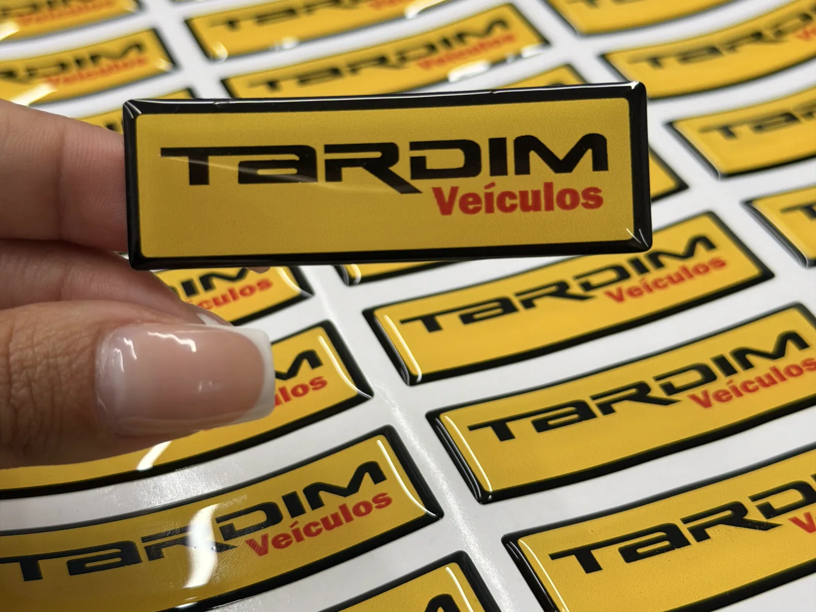 Etiquetas Resinadas Automotivas